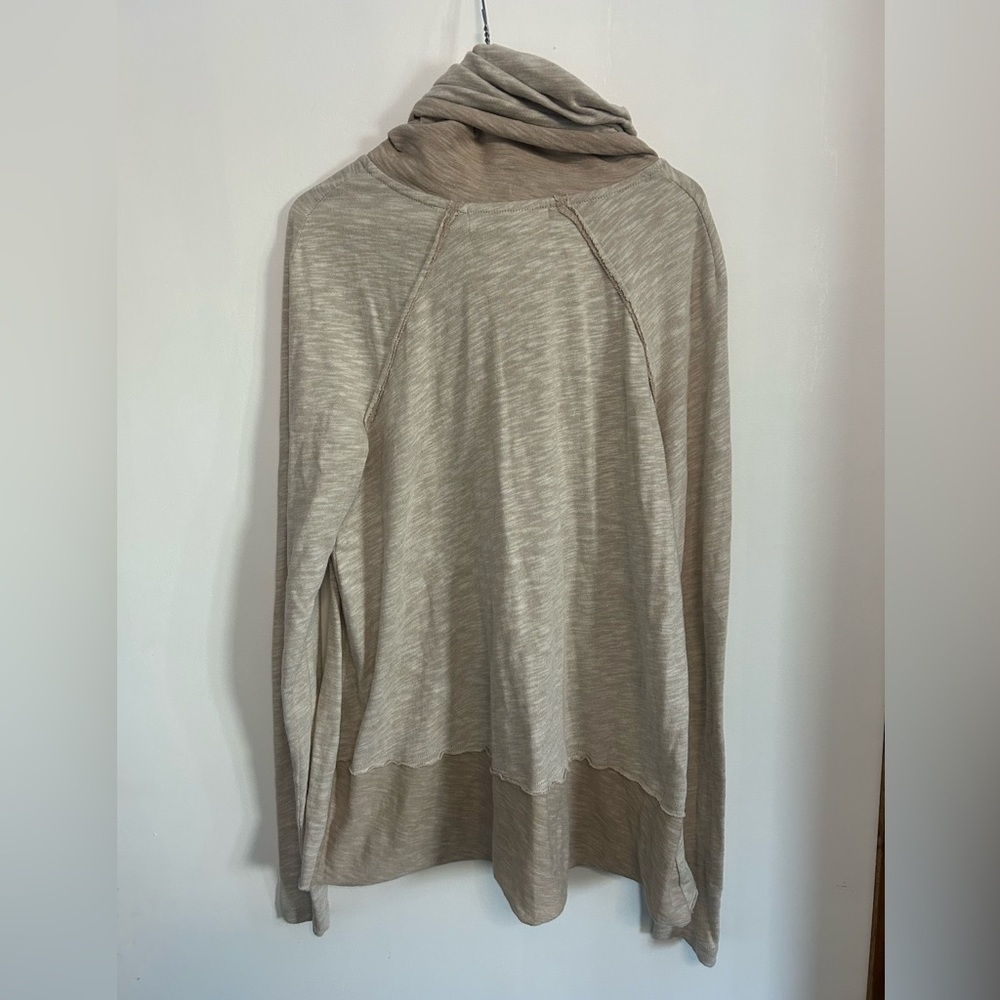 Free People Cowl Neck Sweater - Beige - Picture 2 of 5